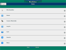 Tablet Screenshot of booksource.westshore.edu